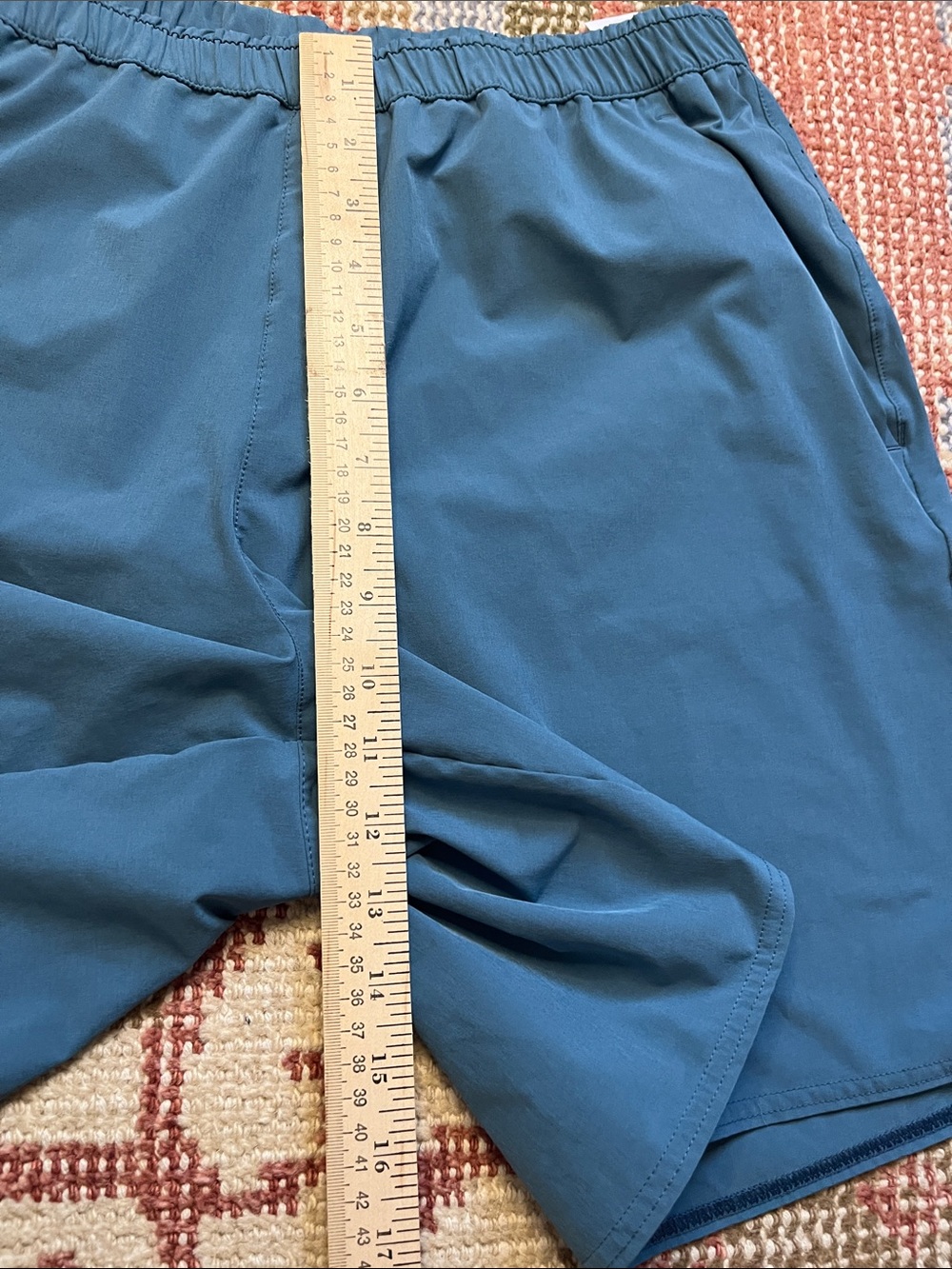 REI Co-op Active Pursuits Men’s Athletic Shorts Size Large Teal EUC - Picture 5 of 7